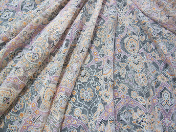 Gekleurde van het Katoenen Bloemen de Stoffendoorsmelting Polyesterkant helemaal over Kant voor Dame Garment (CY-DK0040) leverancier