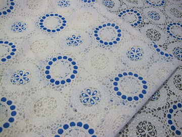 Roze Geometrische de Stoffen Katoenen van het Polyesterkant Doorsmelting helemaal over Kant voor Dame Clothes (CY-DK0041) leverancier