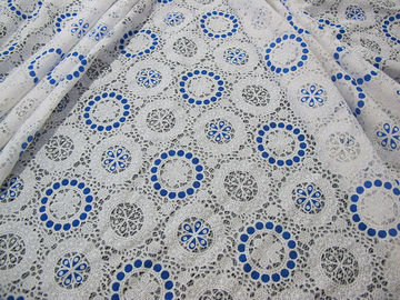 Roze Geometrische de Stoffen Katoenen van het Polyesterkant Doorsmelting helemaal over Kant voor Dame Clothes (CY-DK0041) leverancier