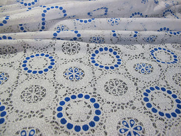 Roze Geometrische de Stoffen Katoenen van het Polyesterkant Doorsmelting helemaal over Kant voor Dame Clothes (CY-DK0041) leverancier