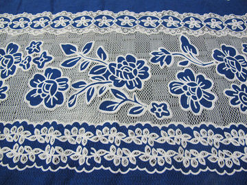 Elegante van het Katoenen van de de Stoffendoorsmelting Polyesterkant het Kantsinaasappel voor Dame Dress/Huwelijkskleding (CY-DK0031) leverancier