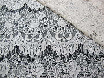 Verdun de holle nylon stof van het wimper Franse kant gegratineerde kant voor damekledingstuk (CY-DN0002) leverancier