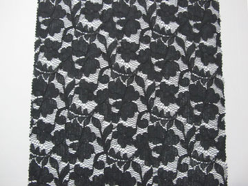 Grijze Elastische de Viscose Nylon Katoenen van het Koordkant Materiële/Bloemenstof CY-DK0011 leverancier