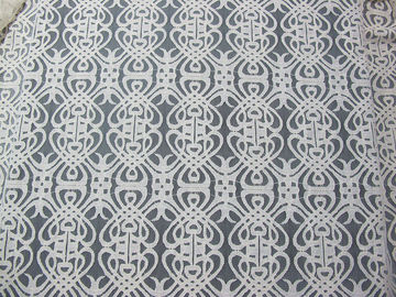 Grijze Voile Katoenen Nylon Kantstof/Elastiek Gebreide Kantstof syd-0003 leverancier