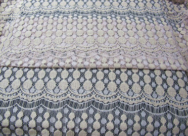 De dames kleden van de Katoenen Nylon de Versieringsivoor In water oplosbare syd-0006 Kantstof leverancier