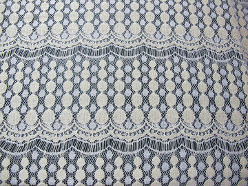 De dames kleden van de Katoenen Nylon de Versieringsivoor In water oplosbare syd-0006 Kantstof leverancier