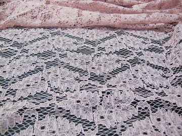 Van de katoenen Nylon het Kantstof Huwelijkskleding met Bloemendecoratie AZO Vrije syd-0009 leverancier