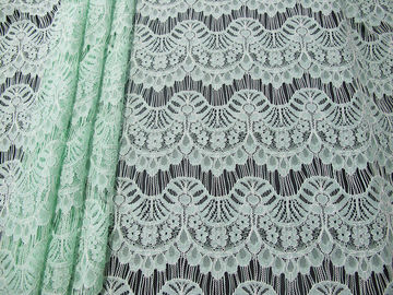 Het Nice Gegratineerde In orde makende van de Katoenen Nylon Rayon Kantstof voor Huwelijkskleding syd-0011 leverancier