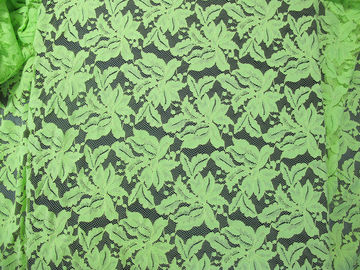 Mooie Bloemen Katoenen Nylon Kantstof Groen met Reactieve Vervende syd-0013 leverancier