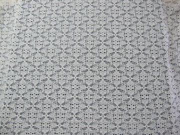 Stretchable Katoenen Nylon Kantstof voor Kleding, de Stof van het Kantnetwerk leverancier