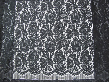 Grijze Elastische de Viscose Nylon Katoenen van het Koordkant Materiële/Bloemenstof CY-DK0011 leverancier