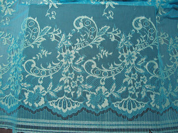 Uitstekende Metaal Bloemen het Kantstof syd-0002 van Tulle van de Kantstof Blauwe, Nylon leverancier