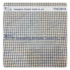 Klassieke Katoenen van Houndstooth Onregelmatige 42% Nylon 58% Stof voor vrijetijdskleding leverancier