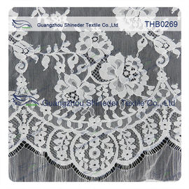 Talloze bloemen 3*1.5m grootte100% nylon rijgen chantilly stof voor Huwelijkskleding leverancier