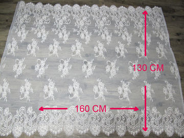 100% de Nylon Versiering van het Wimperkant met 130cm Breedte &amp; 160cm Lengte CY-HB0458 leverancier