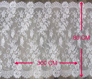 De witte Decoratieve Versiering van het Wimperkant met 80cm Breedte CY-HB0460 leverancier