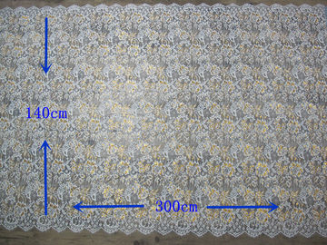 Het gouden Metaal Nylon Wimperkant In orde maken voor de Breedte van de Kledingsmanier 140CM leverancier