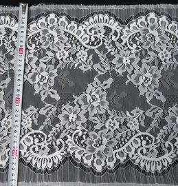 De nylon Versiering van het Oogjekant, Bloemenkammossel Bruids Kant voor Avondjurk leverancier