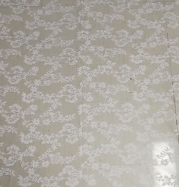 Witte Eco - Vriendschappelijke Vervende Nylon Lichte Netto het Netwerk Kleine Bloem van de Kantstof Dame Dress leverancier