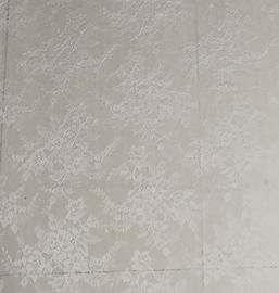 Van de het Patroon Nylon Geribde Jacquard van het bloemontwerp het Kantstof door de Yard leverancier