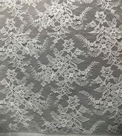 Van de het Patroon Nylon Geribde Jacquard van het bloemontwerp het Kantstof door de Yard leverancier