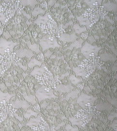 Elastische Kantstof van Spandex &amp; Nylon met het Patroon van de Klaverbloem leverancier
