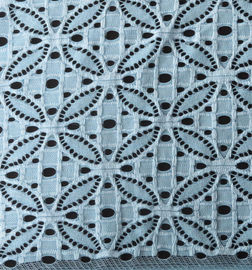 Elastische Kantstof van Spandex &amp; Nylon met Elliptisch Weinig Bloempatroon leverancier