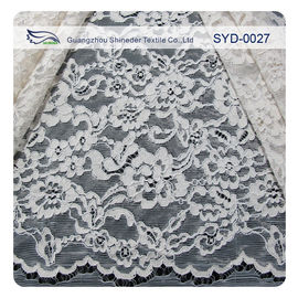 Zilveren van de het Kantstof van de Manier Zwitserse Geribde Jacquard de Bruidenkleding leverancier