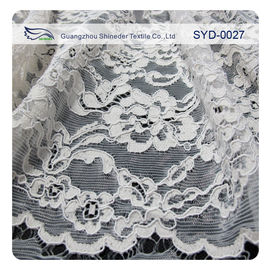Zilveren van de het Kantstof van de Manier Zwitserse Geribde Jacquard de Bruidenkleding leverancier