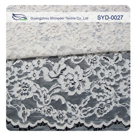 Zilveren van de het Kantstof van de Manier Zwitserse Geribde Jacquard de Bruidenkleding leverancier