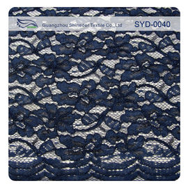 Mooie Gegratineerde Geribde de Stoffenversiering van het Voilekant met Nylon en Viscoseinhoud leverancier
